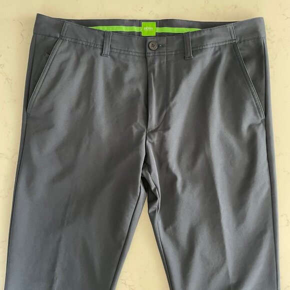 Hugo Boss Hakan5 Slim Fit Green Label 100% Poly Activewear Pants Navy Sz 36R - Picture 7 of 15